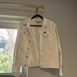 Calvin Klein Off-White Jean Jacket